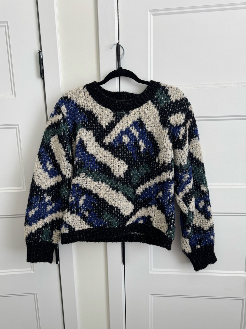 Missoni Abstract Geometric Knit Crewneck Vtg Intarsia Sweater | Made in Italy